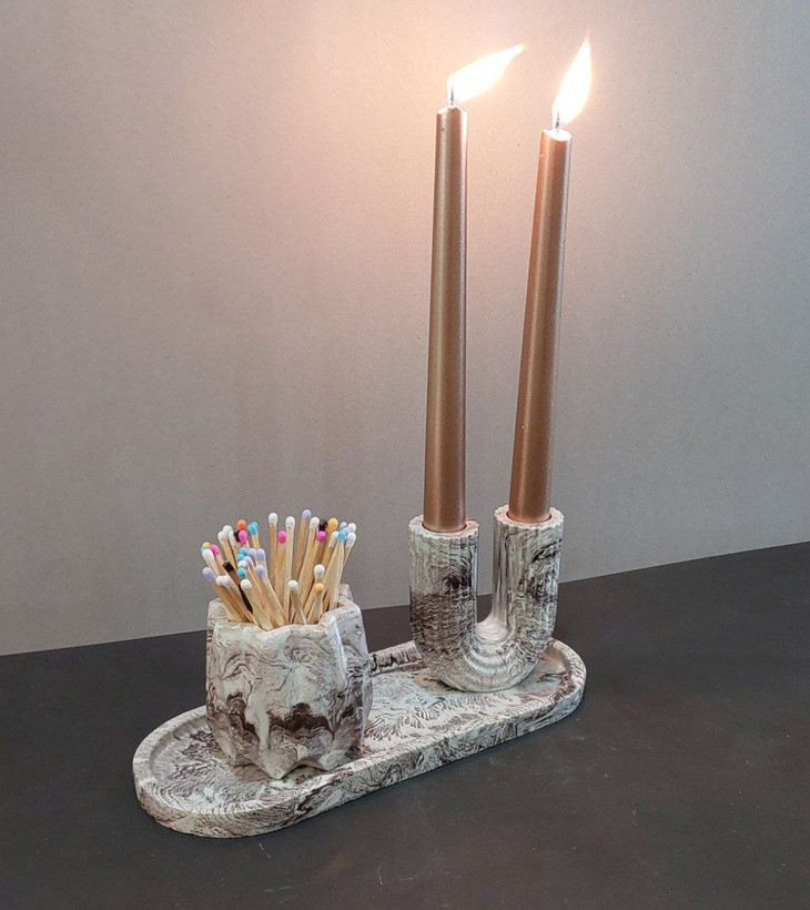 دکوری سنگی 3 تیکه جذاب